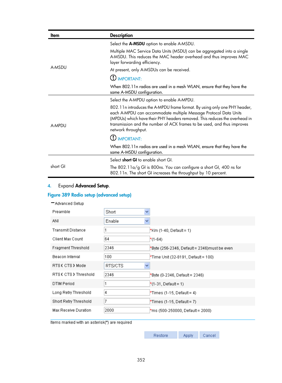 H3C Technologies H3C WX3000E Series Wireless Switches User Manual | Page 368 / 640