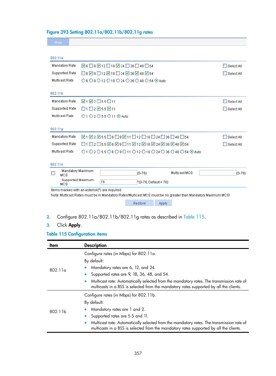 H3C Technologies H3C WX3000E Series Wireless Switches User Manual | Page 373 / 640