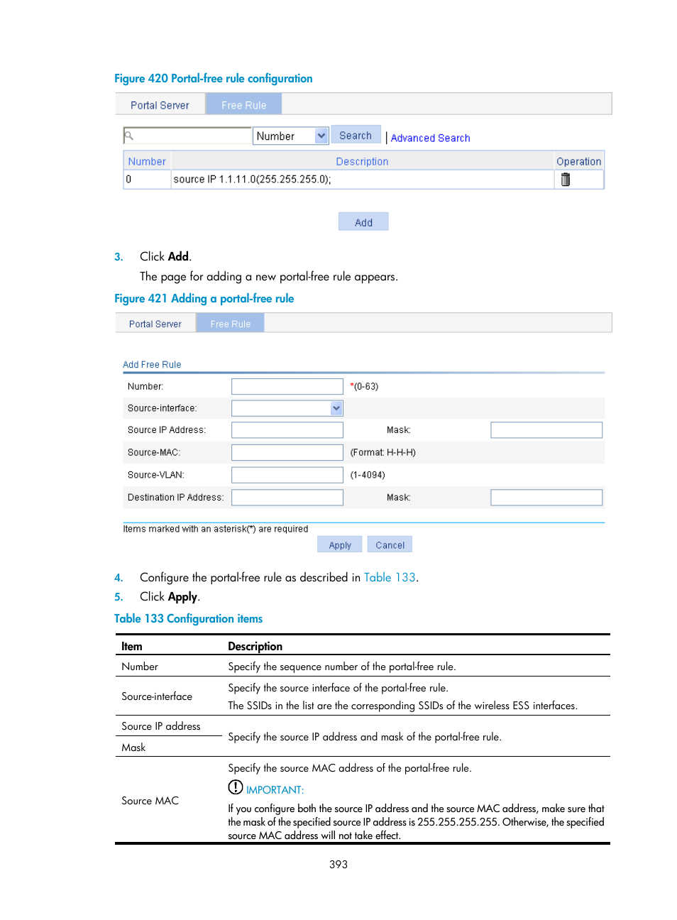 H3C Technologies H3C WX3000E Series Wireless Switches User Manual | Page 409 / 640