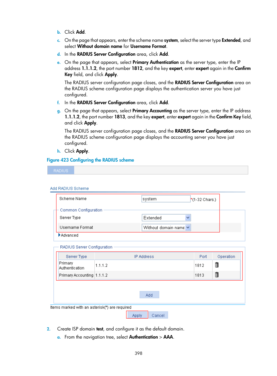 H3C Technologies H3C WX3000E Series Wireless Switches User Manual | Page 414 / 640