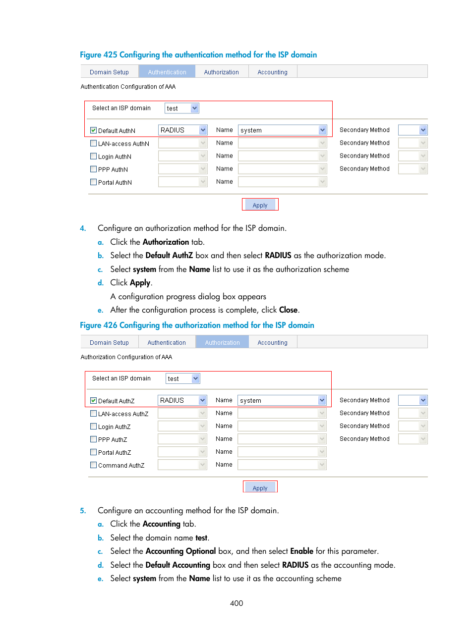 H3C Technologies H3C WX3000E Series Wireless Switches User Manual | Page 416 / 640