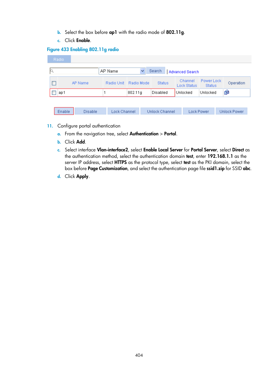 H3C Technologies H3C WX3000E Series Wireless Switches User Manual | Page 420 / 640