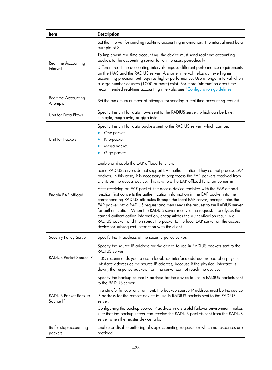 H3C Technologies H3C WX3000E Series Wireless Switches User Manual | Page 439 / 640