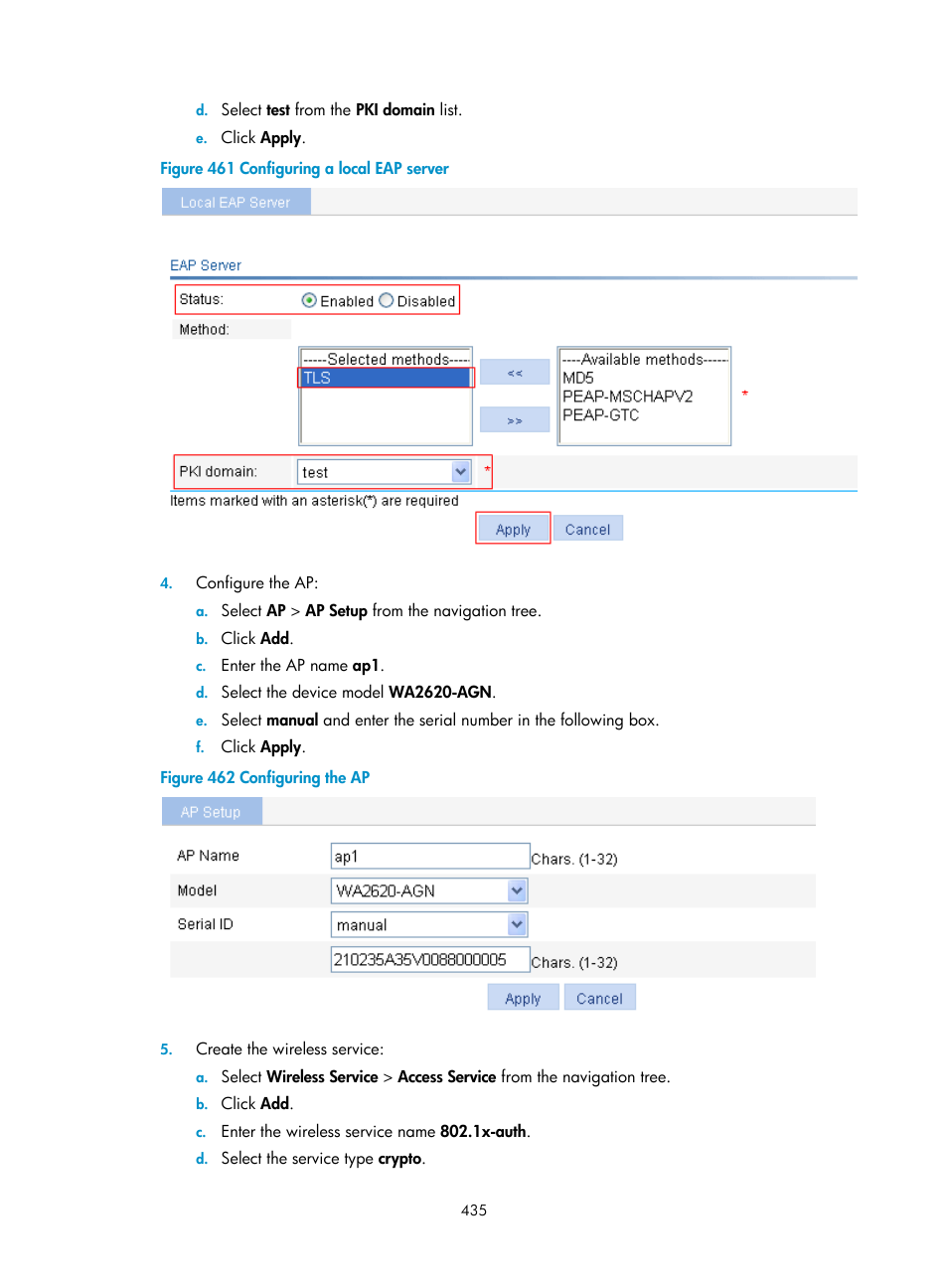 H3C Technologies H3C WX3000E Series Wireless Switches User Manual | Page 451 / 640