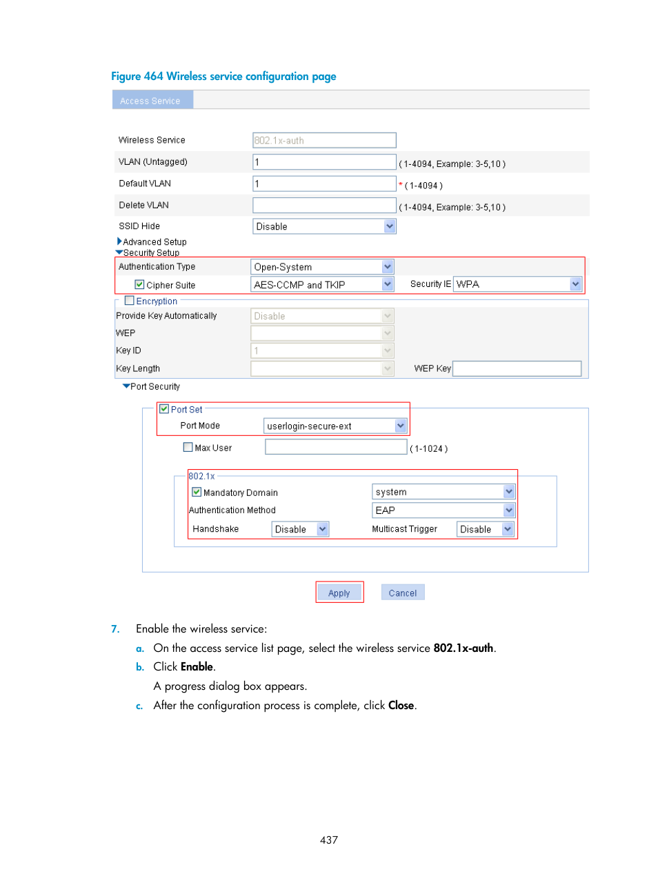 H3C Technologies H3C WX3000E Series Wireless Switches User Manual | Page 453 / 640