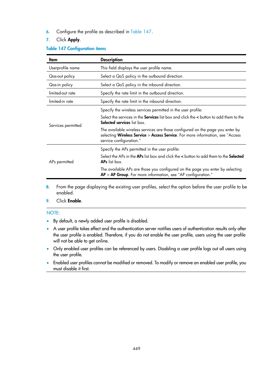 H3C Technologies H3C WX3000E Series Wireless Switches User Manual | Page 465 / 640