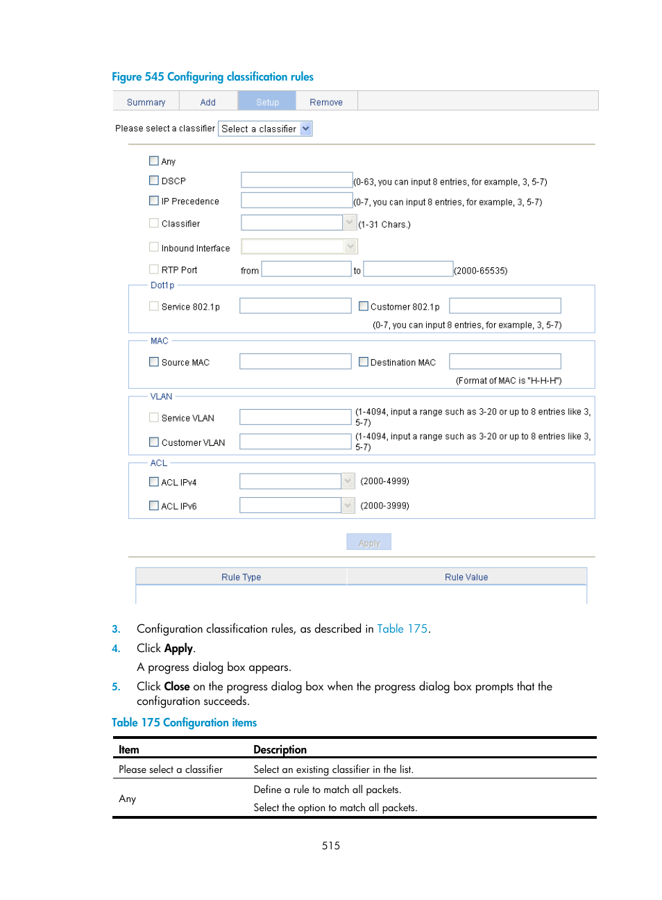 Figure 545 | H3C Technologies H3C WX3000E Series Wireless Switches User Manual | Page 531 / 640