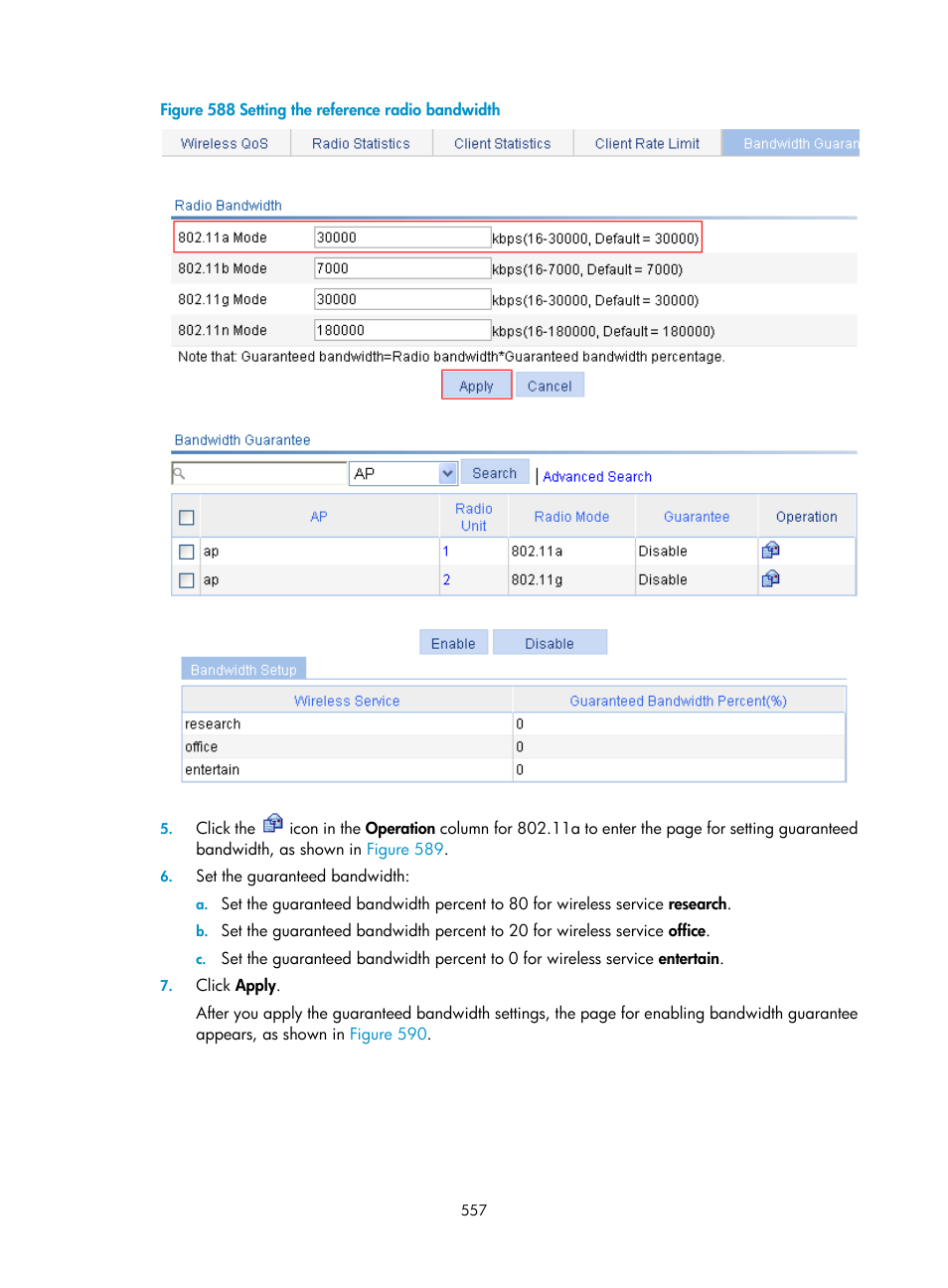 H3C Technologies H3C WX3000E Series Wireless Switches User Manual | Page 573 / 640