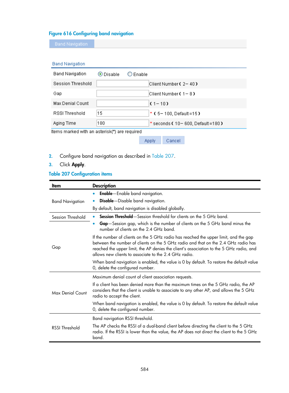 H3C Technologies H3C WX3000E Series Wireless Switches User Manual | Page 600 / 640