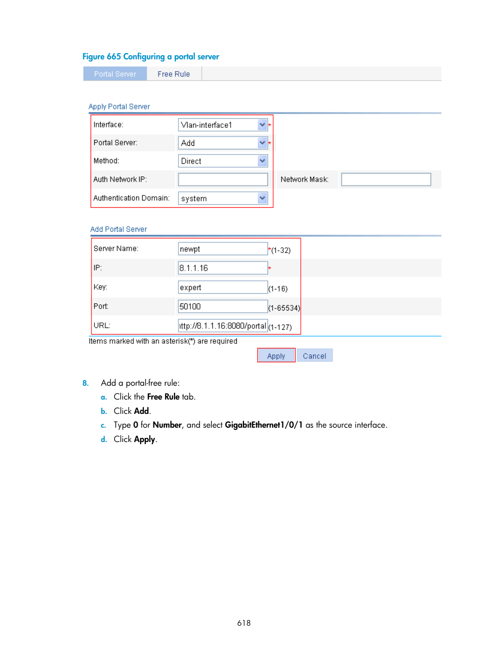 H3C Technologies H3C WX3000E Series Wireless Switches User Manual | Page 634 / 640