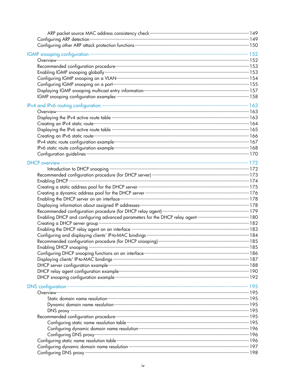 H3C Technologies H3C WX3000E Series Wireless Switches User Manual | Page 9 / 640