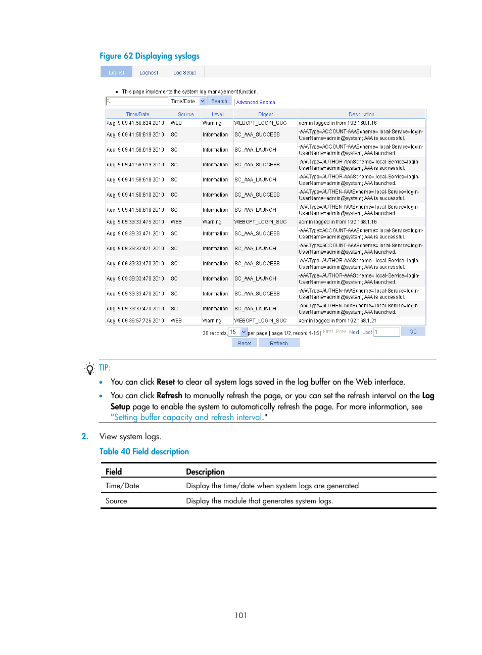 H3C Technologies H3C WX3000E Series Wireless Switches User Manual | Page 122 / 965