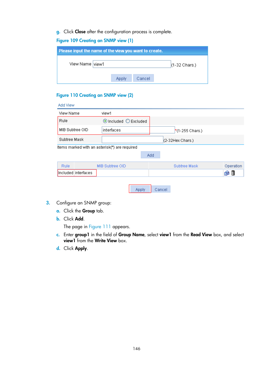 Figure 109, Figure 110 | H3C Technologies H3C WX3000E Series Wireless Switches User Manual | Page 167 / 965