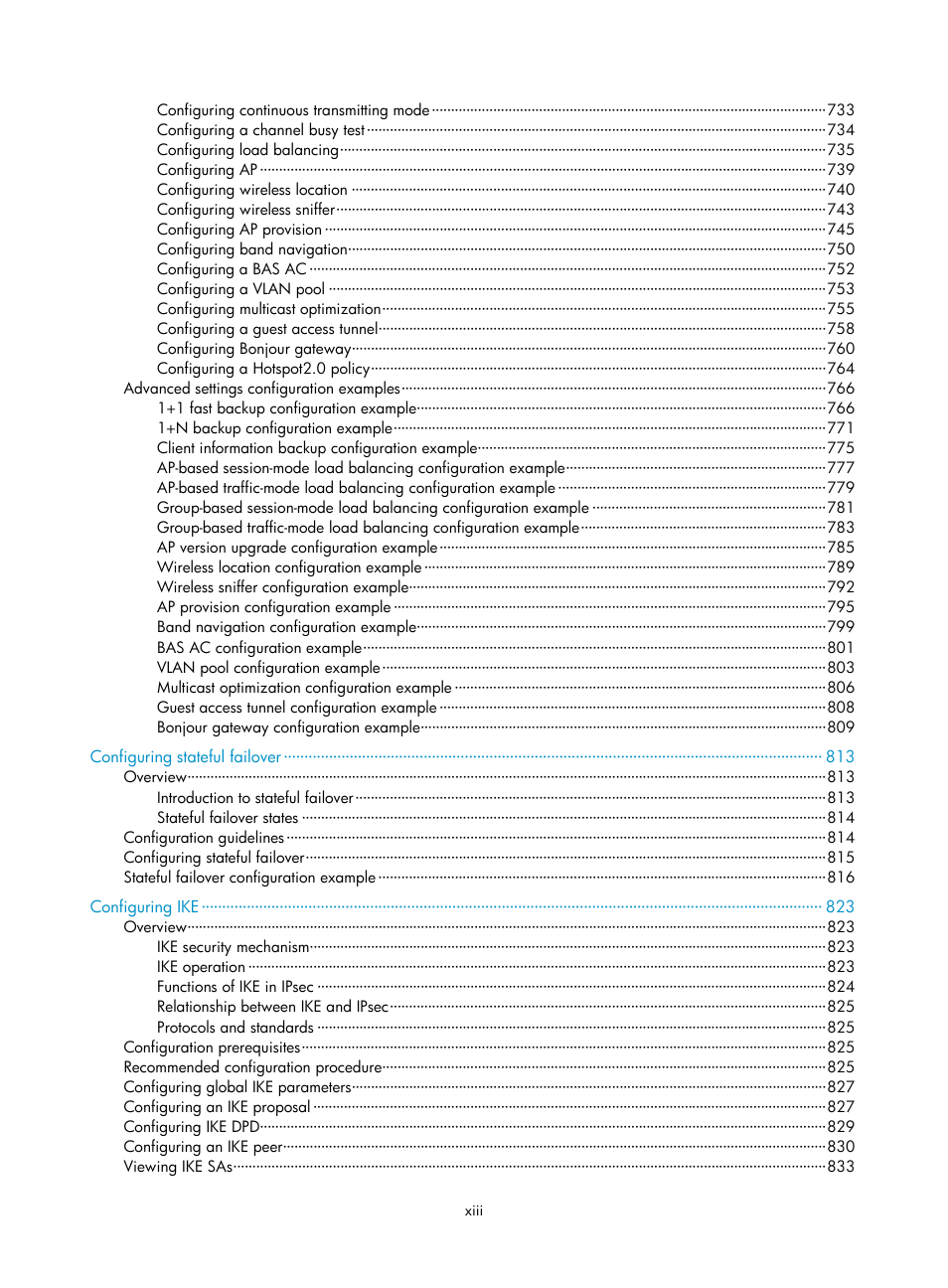 H3C Technologies H3C WX3000E Series Wireless Switches User Manual | Page 19 / 965