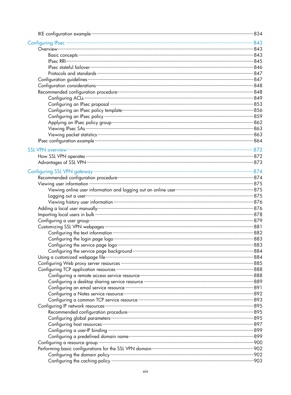 H3C Technologies H3C WX3000E Series Wireless Switches User Manual | Page 20 / 965