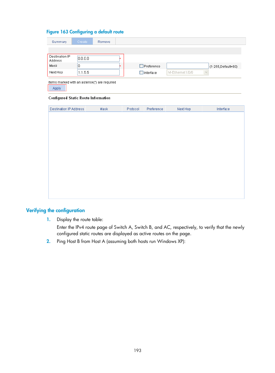 Verifying the configuration, Figure 163 | H3C Technologies H3C WX3000E Series Wireless Switches User Manual | Page 214 / 965