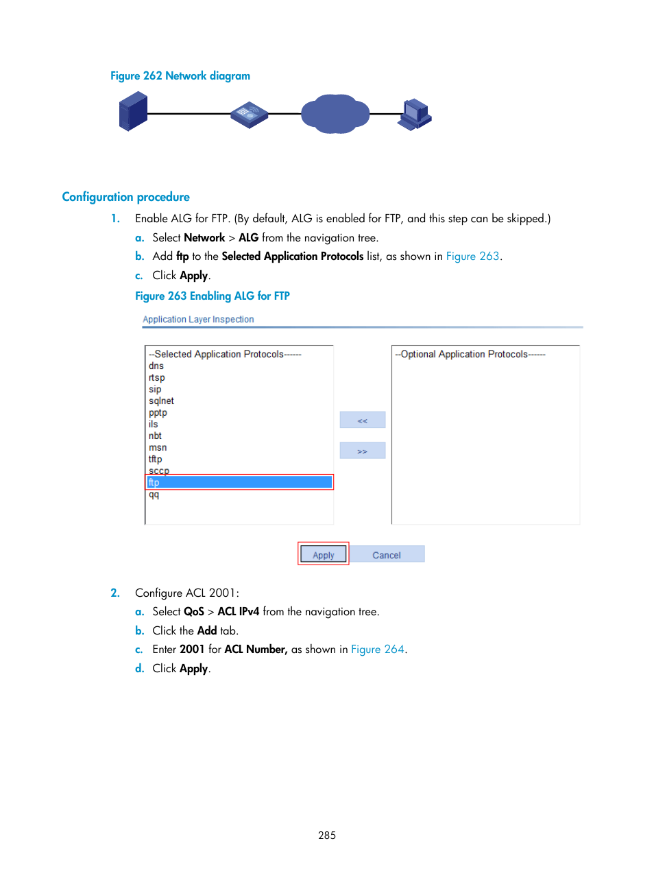 Configuration procedure | H3C Technologies H3C WX3000E Series Wireless Switches User Manual | Page 306 / 965