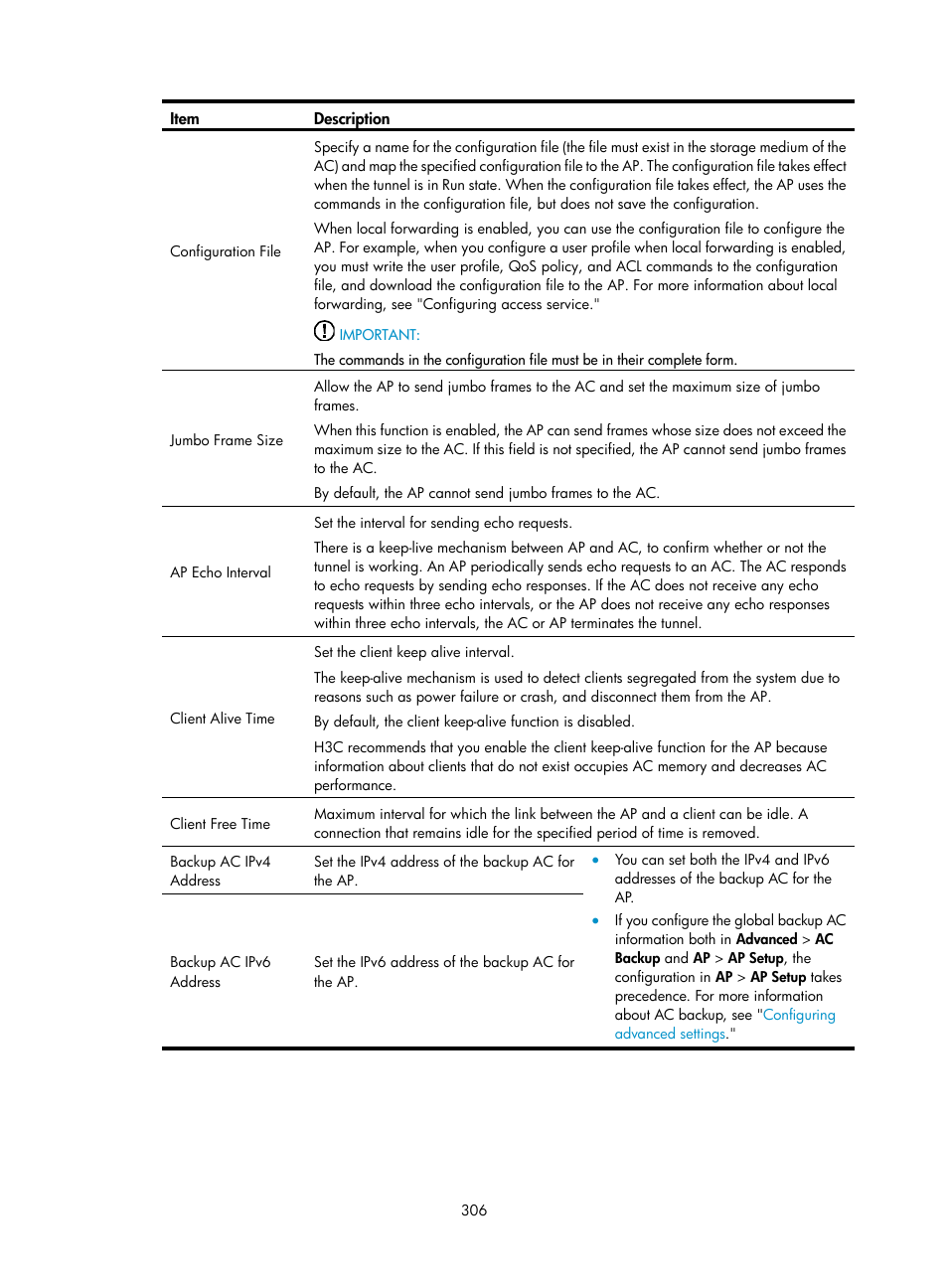 H3C Technologies H3C WX3000E Series Wireless Switches User Manual | Page 327 / 965