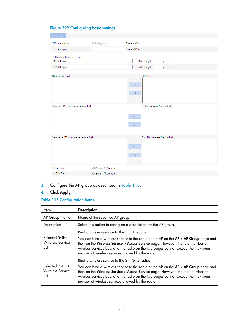 H3C Technologies H3C WX3000E Series Wireless Switches User Manual | Page 338 / 965