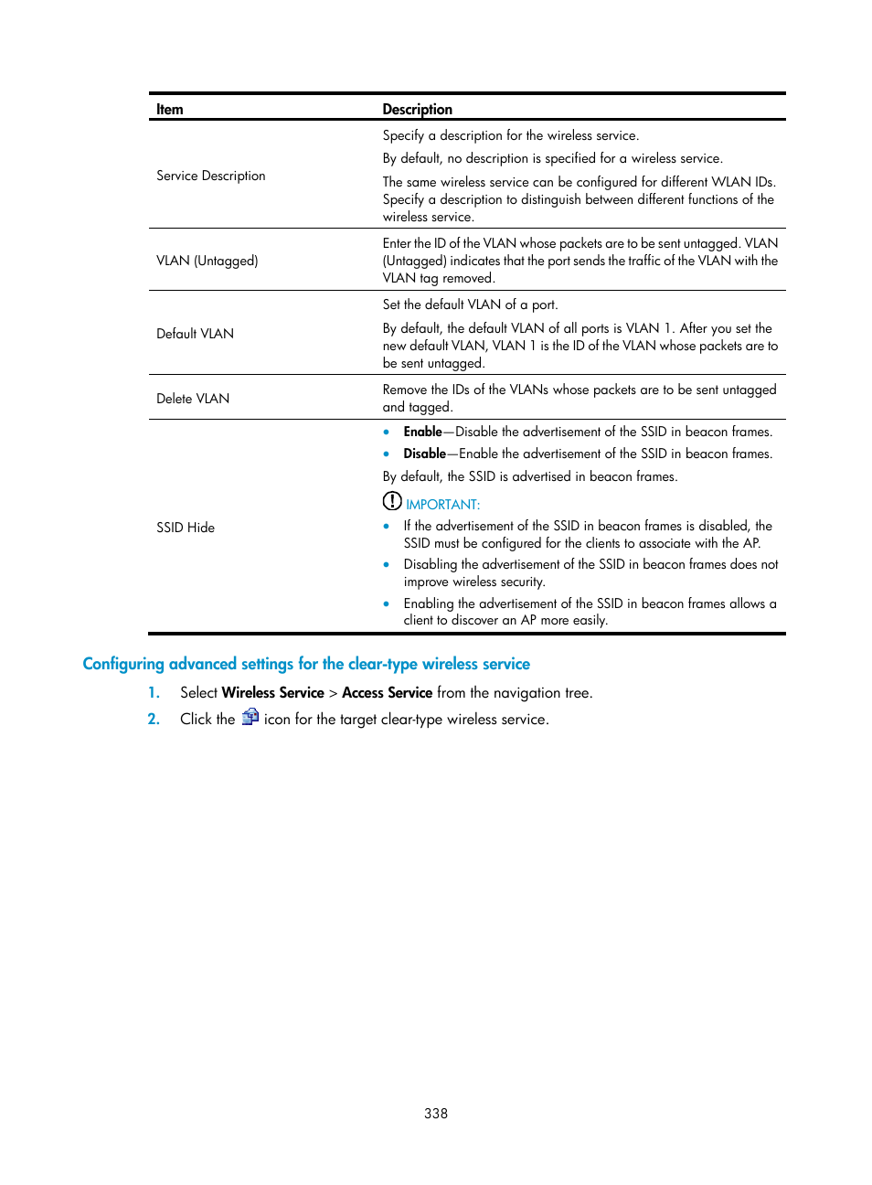 H3C Technologies H3C WX3000E Series Wireless Switches User Manual | Page 359 / 965