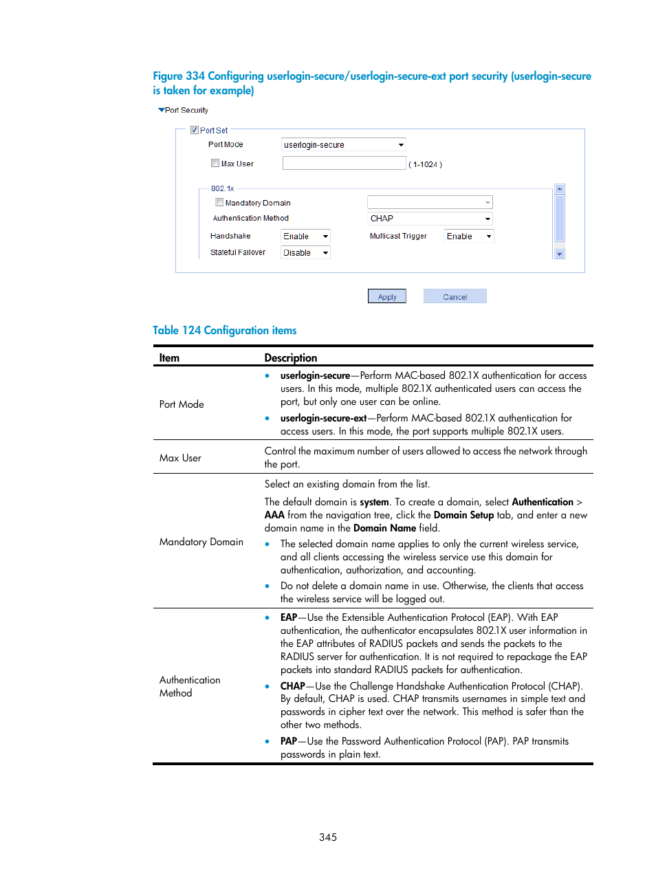 H3C Technologies H3C WX3000E Series Wireless Switches User Manual | Page 366 / 965