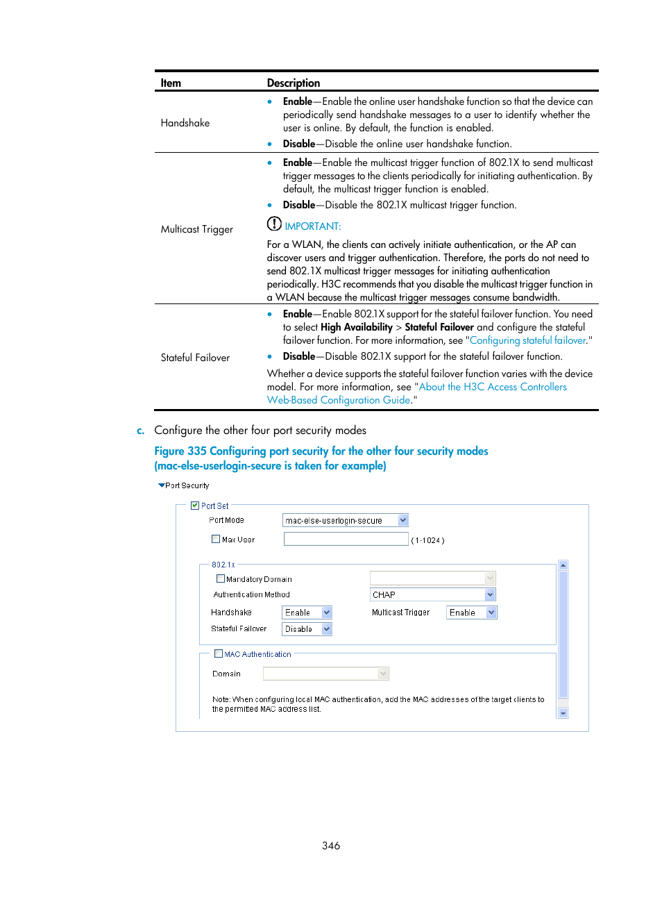 H3C Technologies H3C WX3000E Series Wireless Switches User Manual | Page 367 / 965