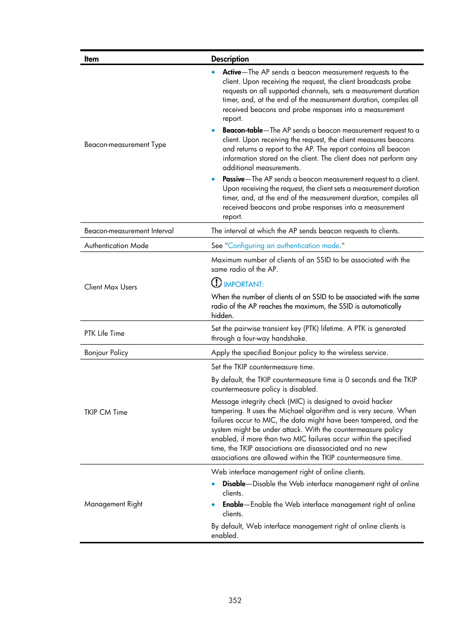 H3C Technologies H3C WX3000E Series Wireless Switches User Manual | Page 373 / 965