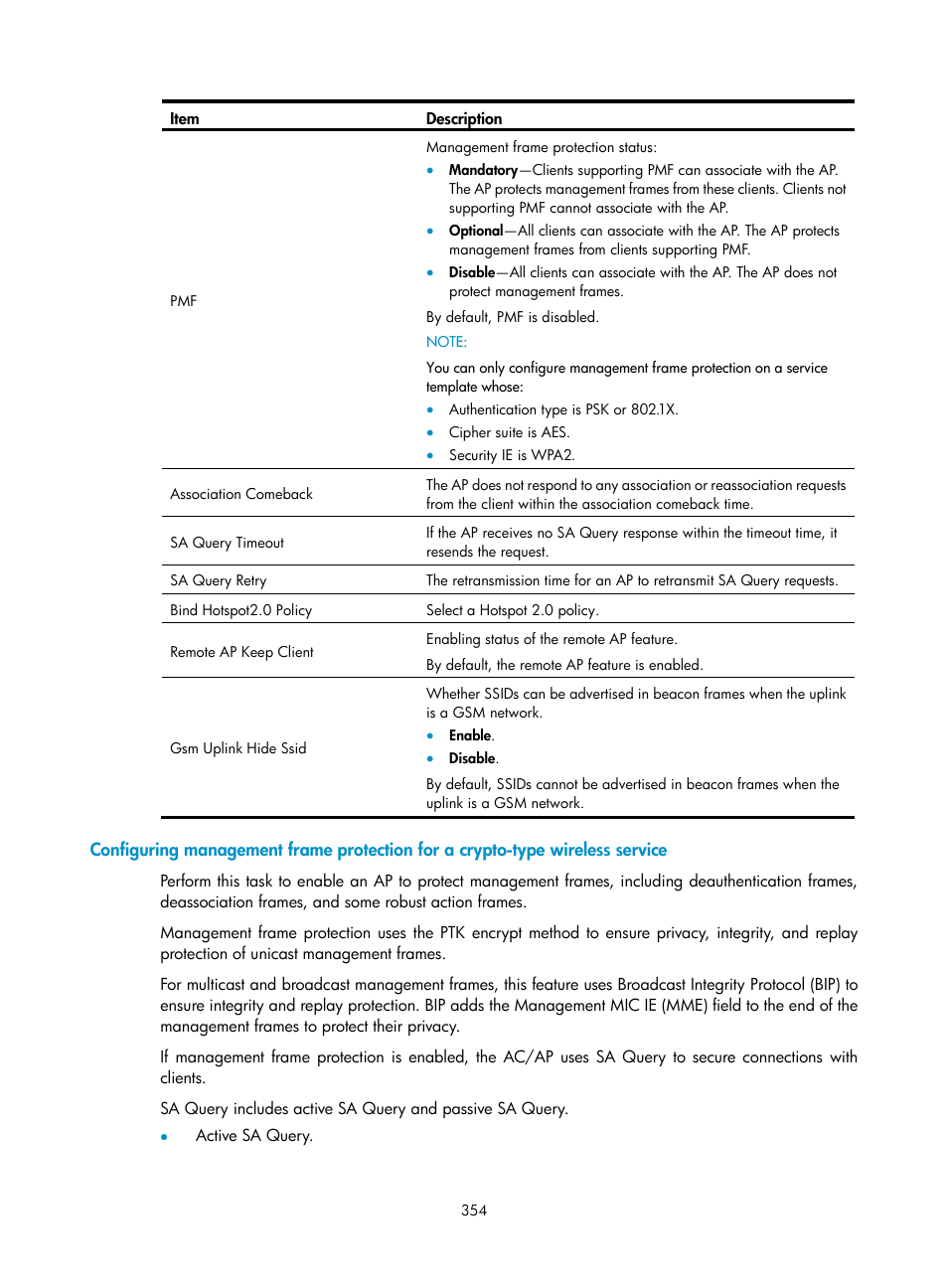 H3C Technologies H3C WX3000E Series Wireless Switches User Manual | Page 375 / 965