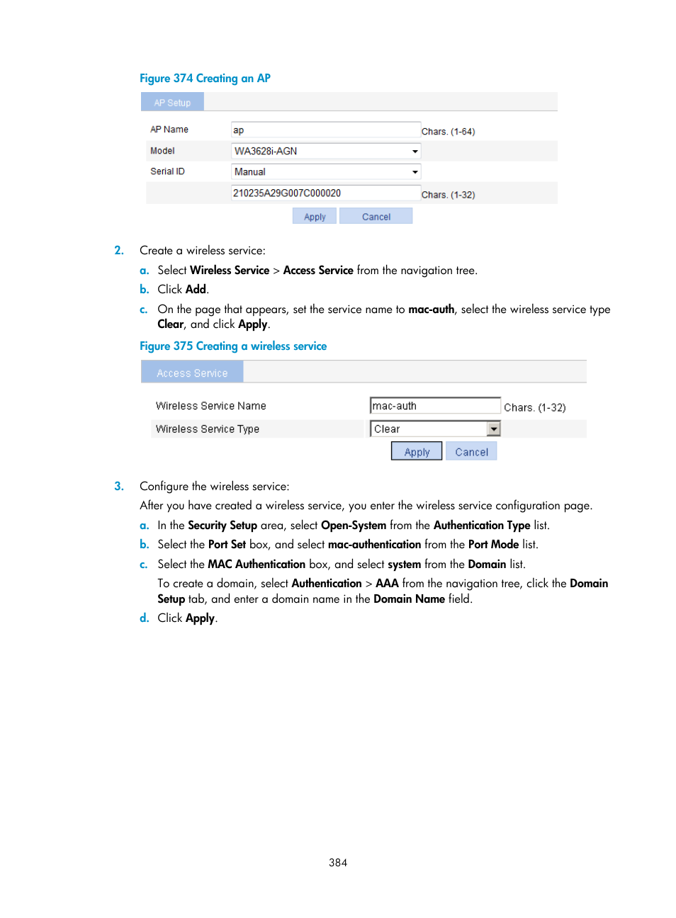 H3C Technologies H3C WX3000E Series Wireless Switches User Manual | Page 405 / 965