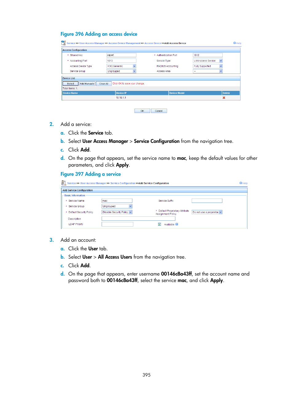 H3C Technologies H3C WX3000E Series Wireless Switches User Manual | Page 416 / 965
