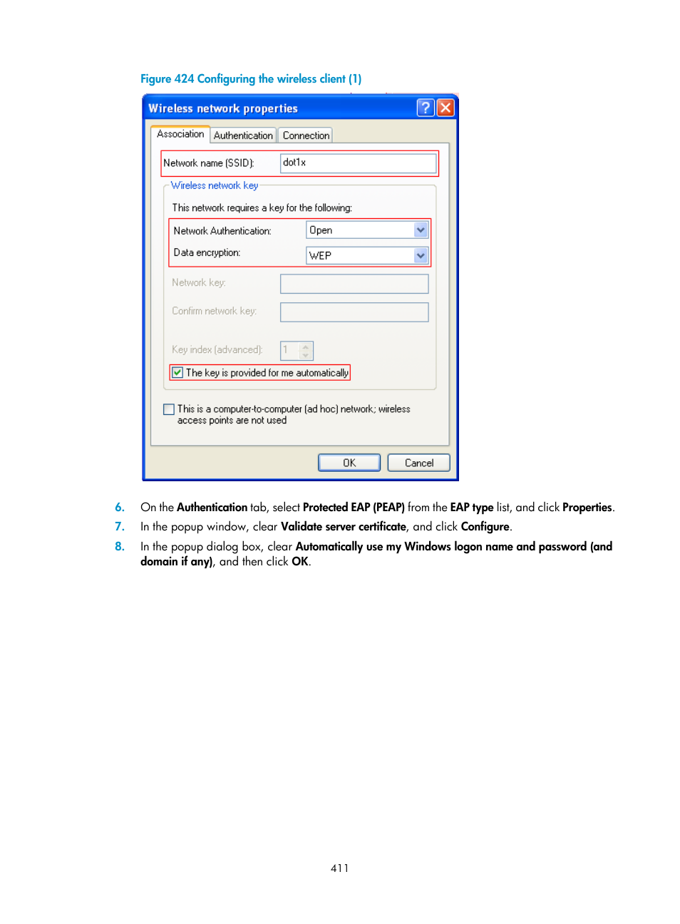 H3C Technologies H3C WX3000E Series Wireless Switches User Manual | Page 432 / 965