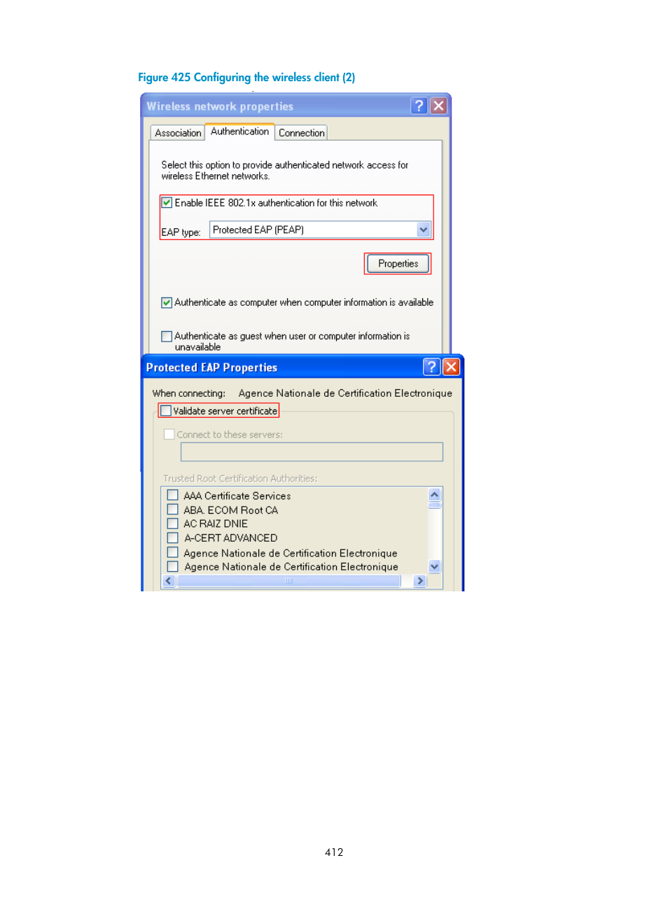 H3C Technologies H3C WX3000E Series Wireless Switches User Manual | Page 433 / 965