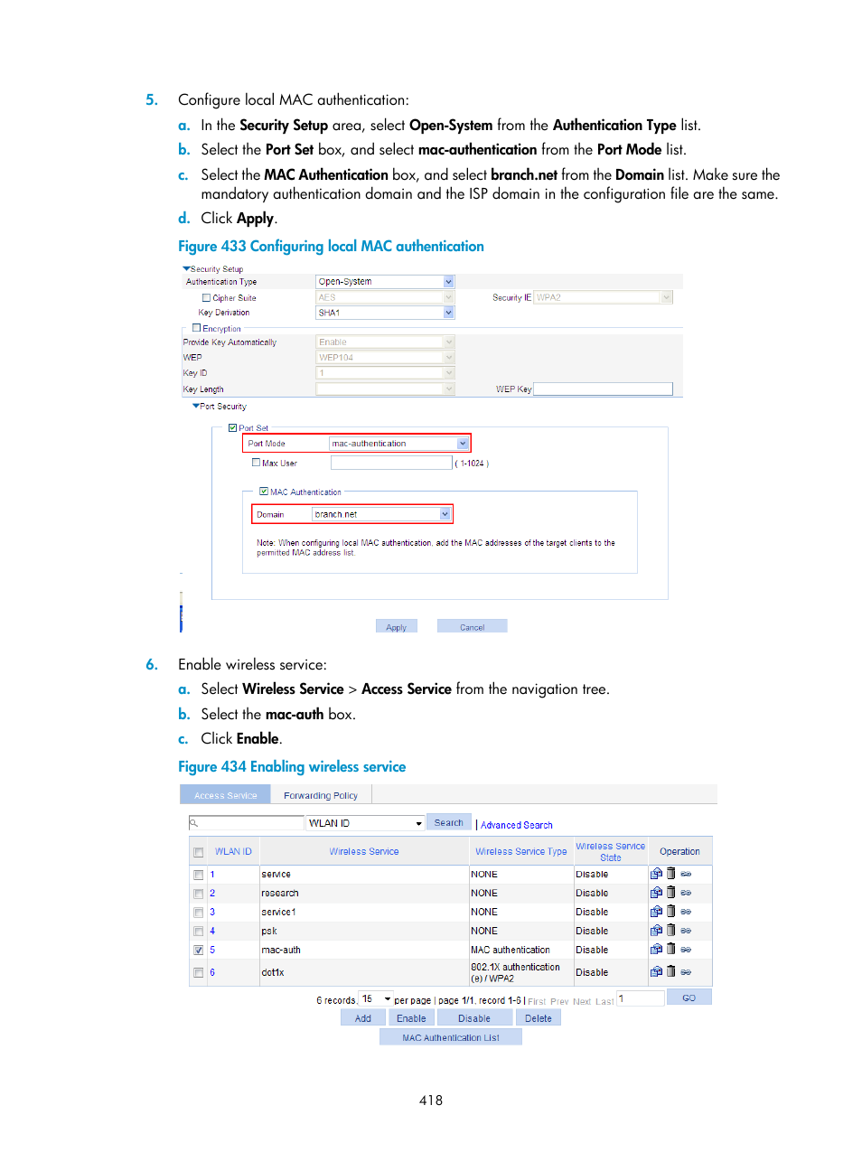 H3C Technologies H3C WX3000E Series Wireless Switches User Manual | Page 439 / 965