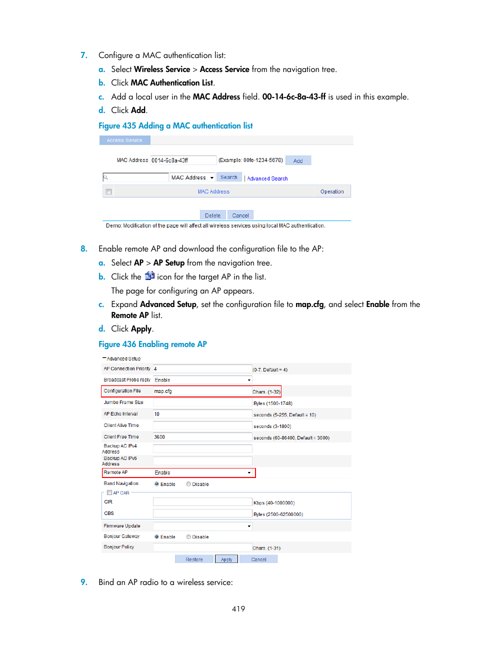 H3C Technologies H3C WX3000E Series Wireless Switches User Manual | Page 440 / 965