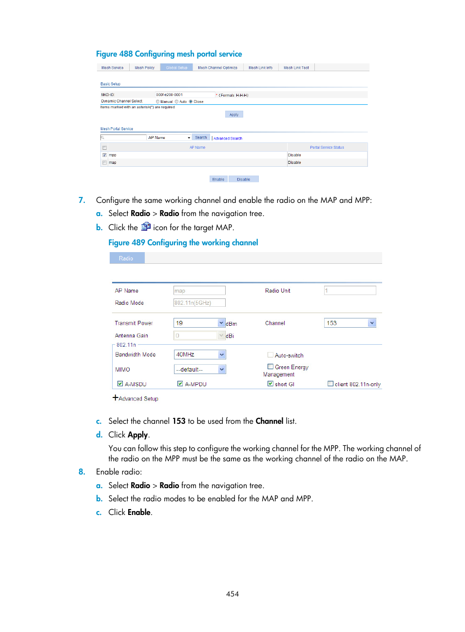 H3C Technologies H3C WX3000E Series Wireless Switches User Manual | Page 475 / 965