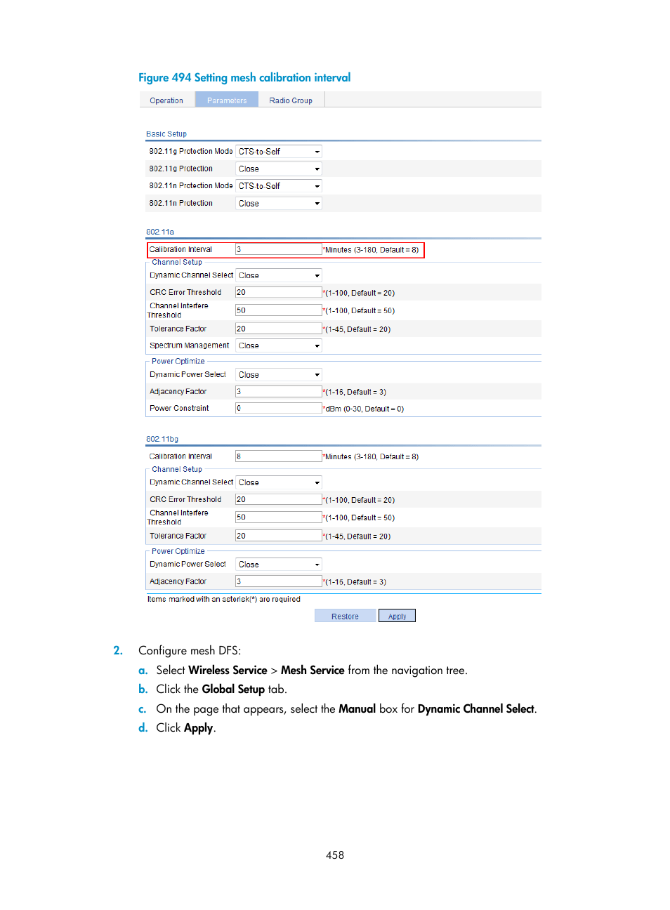 H3C Technologies H3C WX3000E Series Wireless Switches User Manual | Page 479 / 965