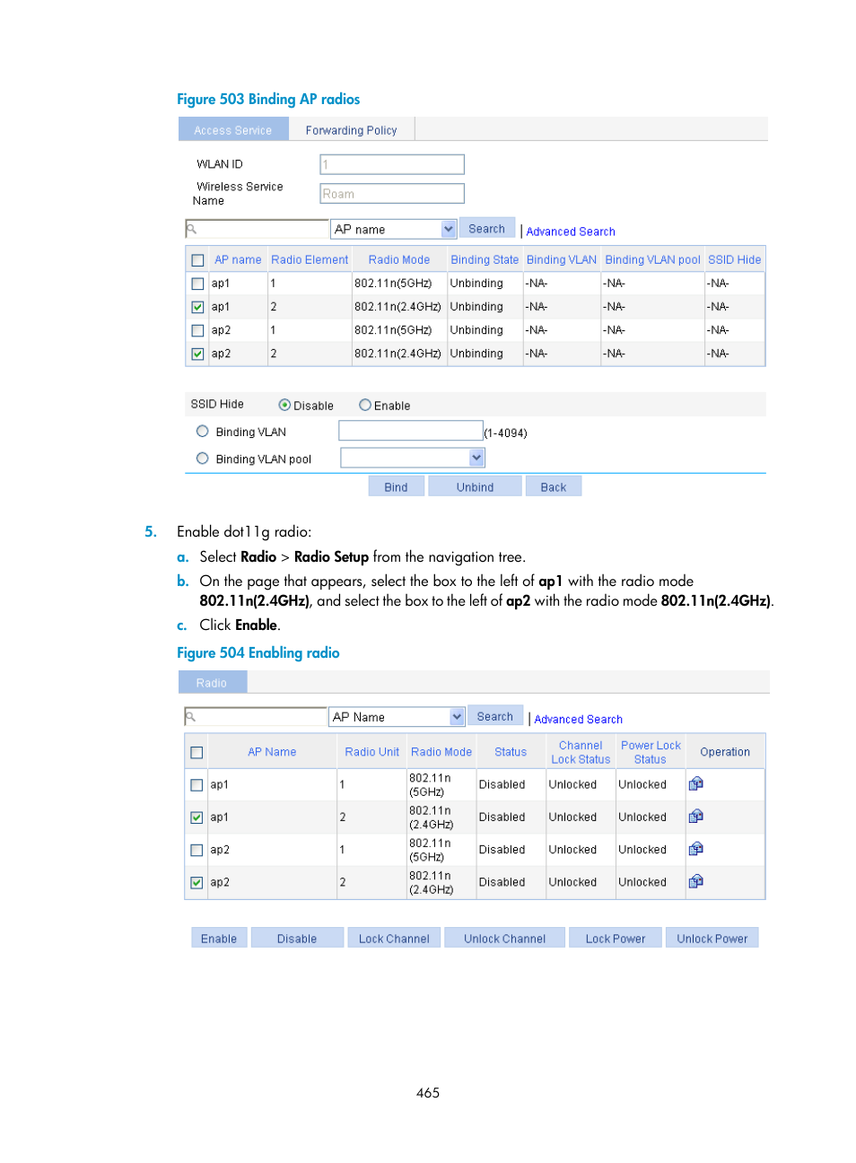 H3C Technologies H3C WX3000E Series Wireless Switches User Manual | Page 486 / 965