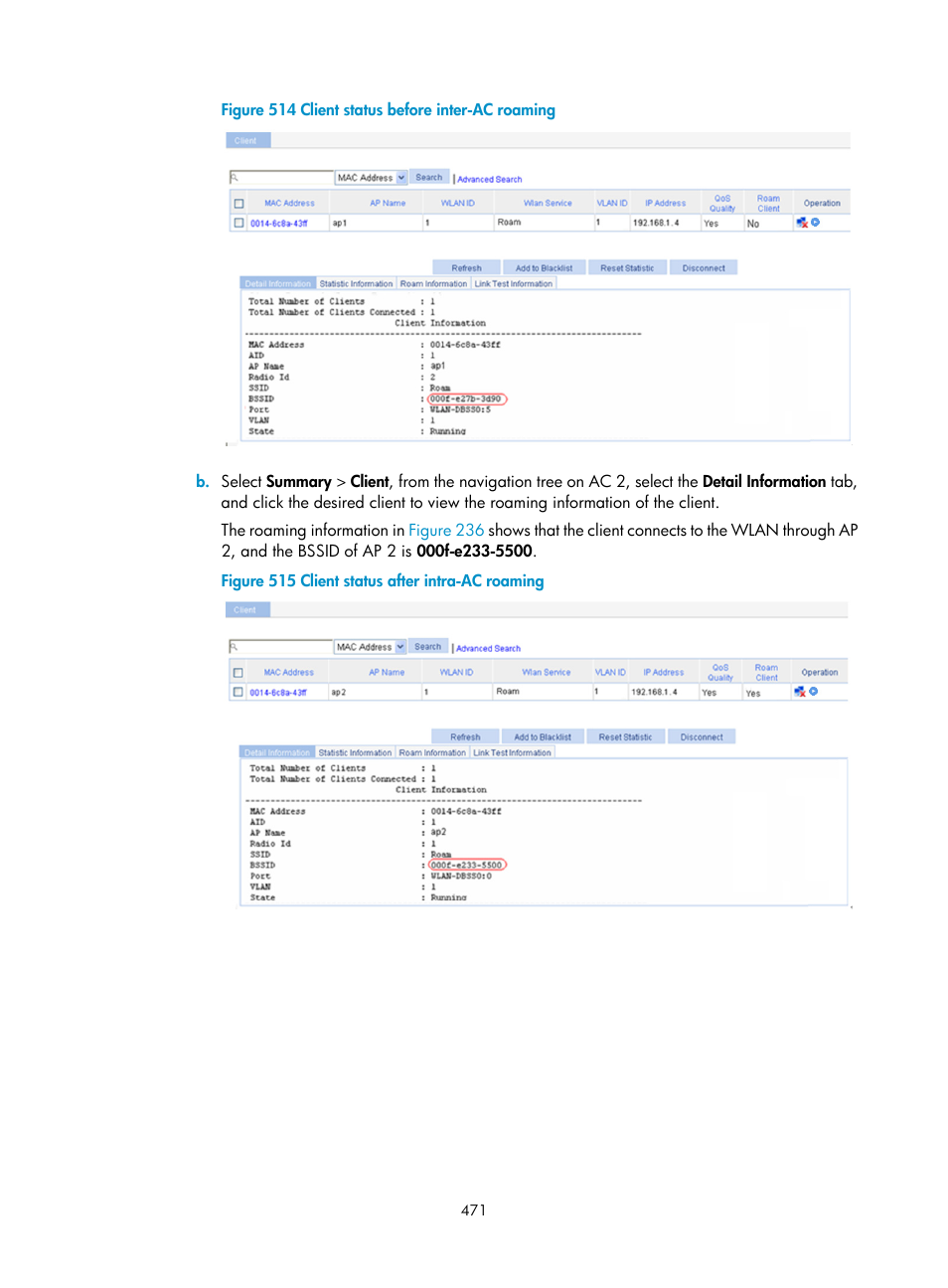 H3C Technologies H3C WX3000E Series Wireless Switches User Manual | Page 492 / 965