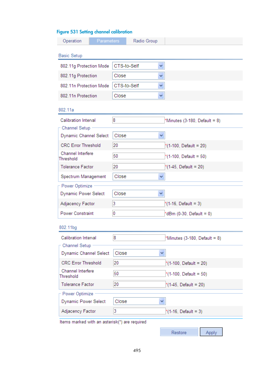 H3C Technologies H3C WX3000E Series Wireless Switches User Manual | Page 516 / 965