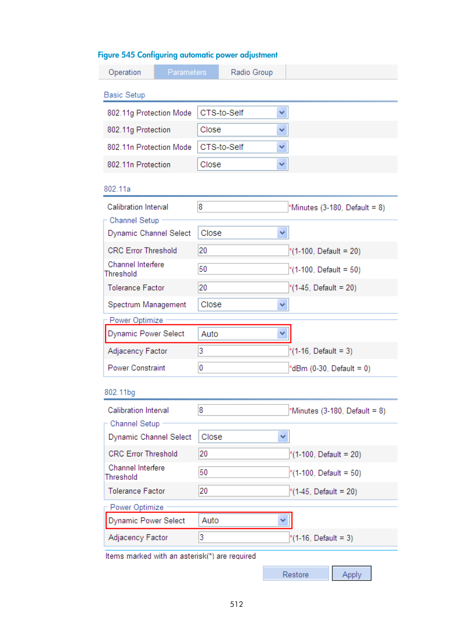 H3C Technologies H3C WX3000E Series Wireless Switches User Manual | Page 533 / 965