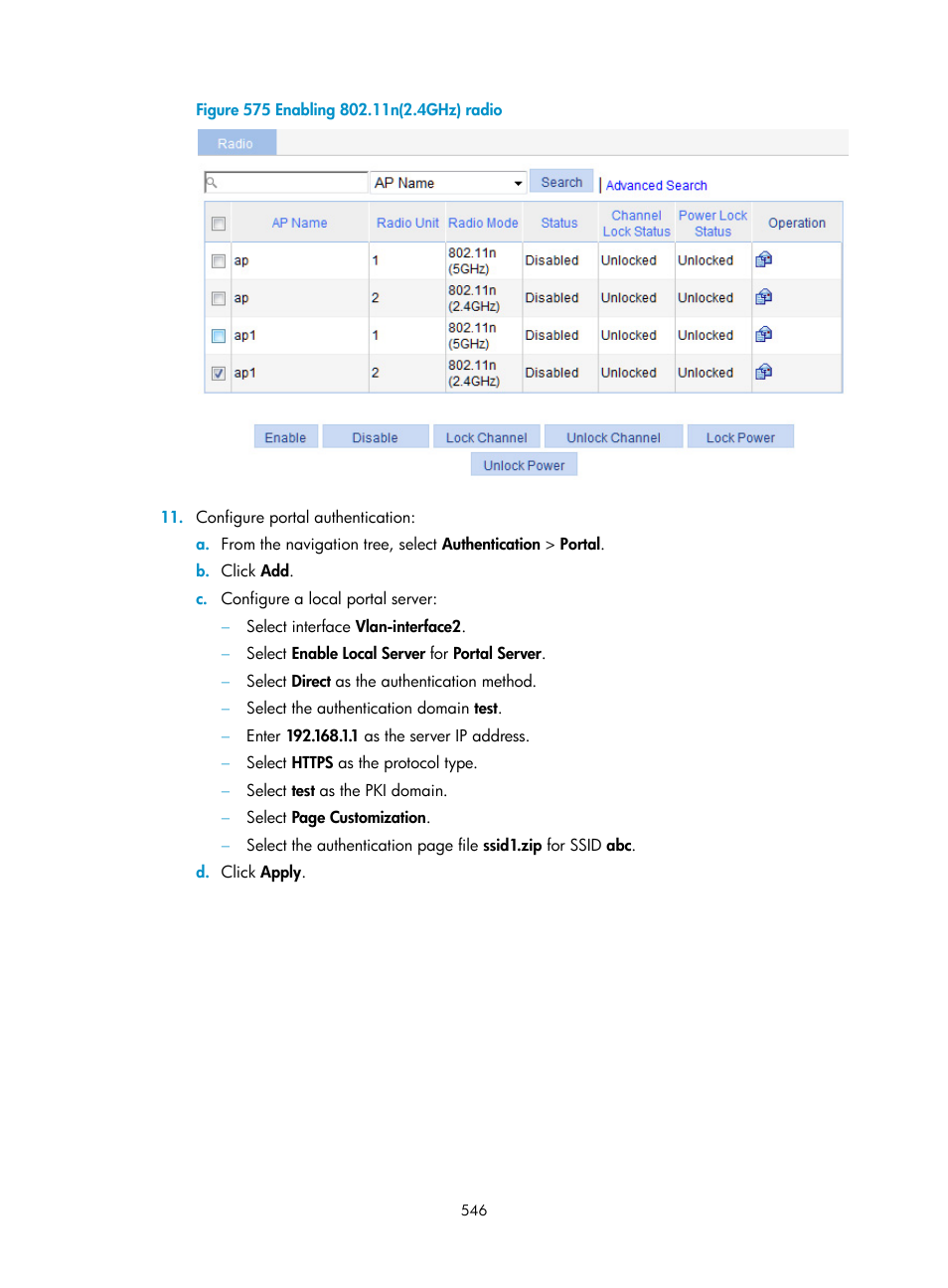 H3C Technologies H3C WX3000E Series Wireless Switches User Manual | Page 567 / 965