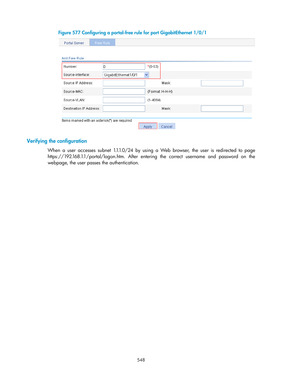 Verifying the configuration | H3C Technologies H3C WX3000E Series Wireless Switches User Manual | Page 569 / 965