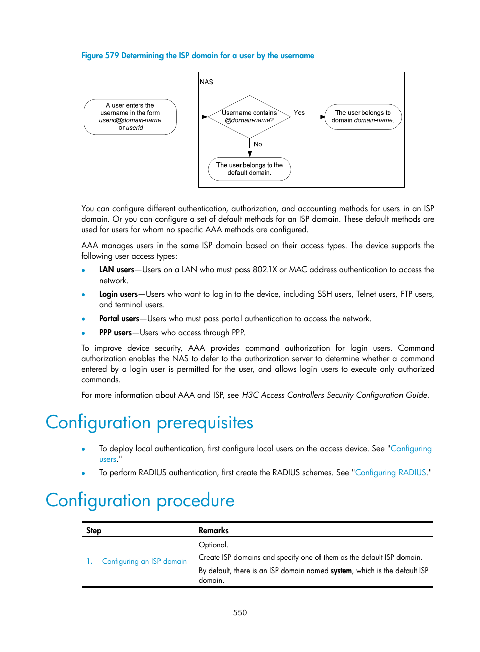 Configuration prerequisites, Configuration procedure | H3C Technologies H3C WX3000E Series Wireless Switches User Manual | Page 571 / 965