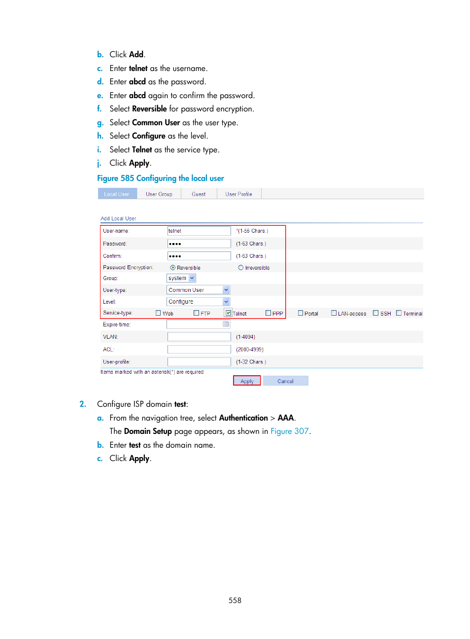 H3C Technologies H3C WX3000E Series Wireless Switches User Manual | Page 579 / 965