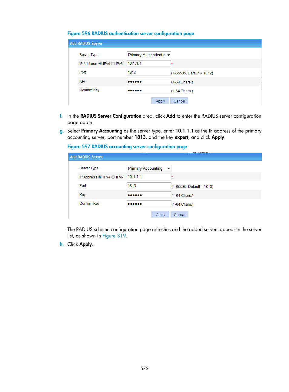 H3C Technologies H3C WX3000E Series Wireless Switches User Manual | Page 593 / 965