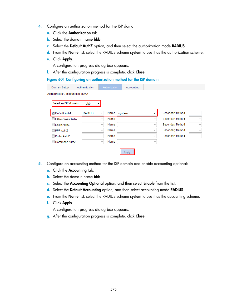 H3C Technologies H3C WX3000E Series Wireless Switches User Manual | Page 596 / 965