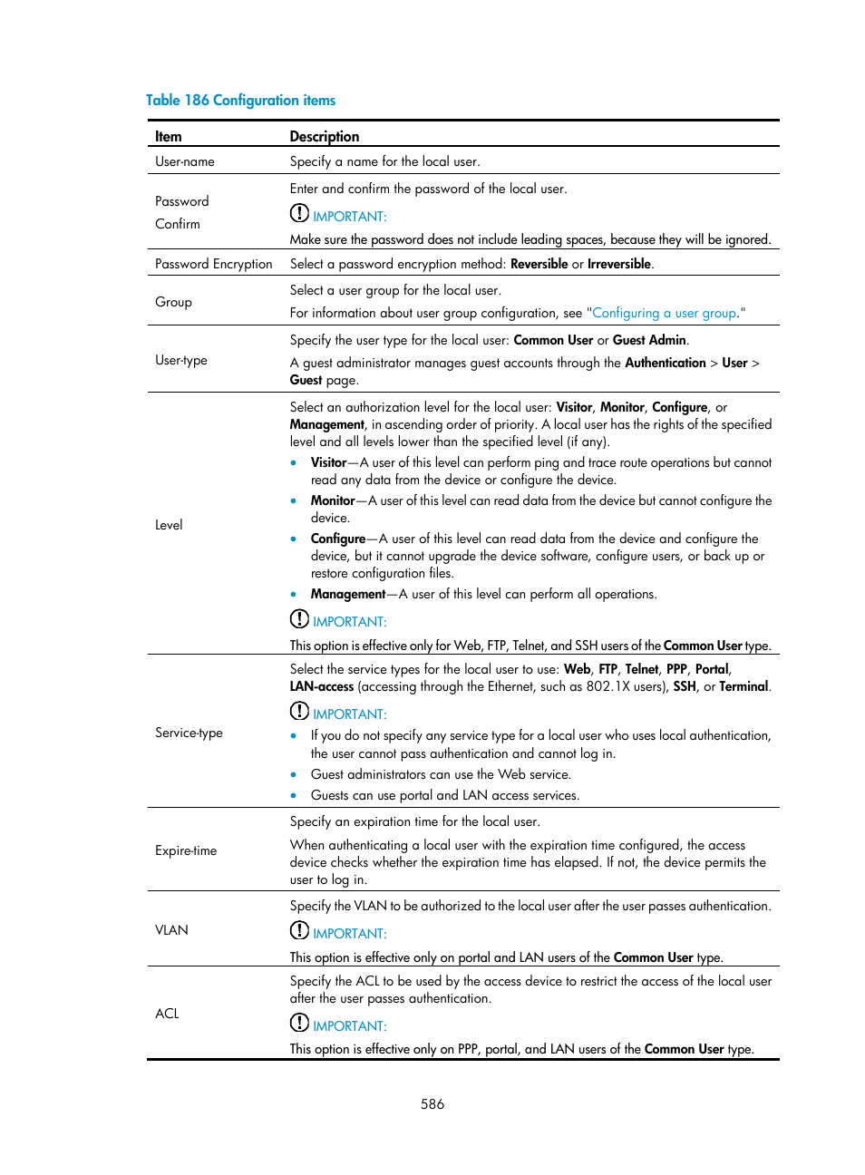 H3C Technologies H3C WX3000E Series Wireless Switches User Manual | Page 607 / 965