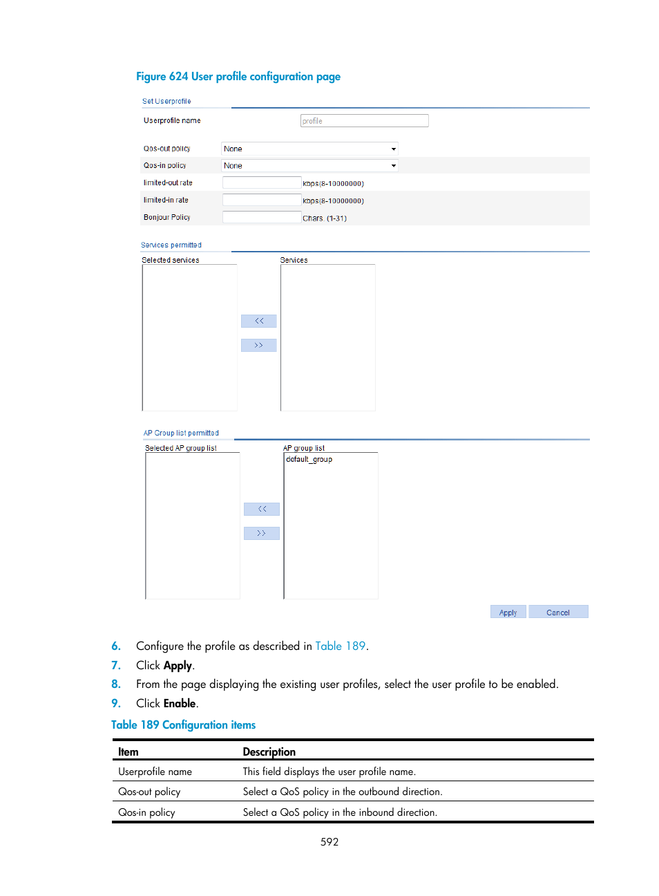 H3C Technologies H3C WX3000E Series Wireless Switches User Manual | Page 613 / 965