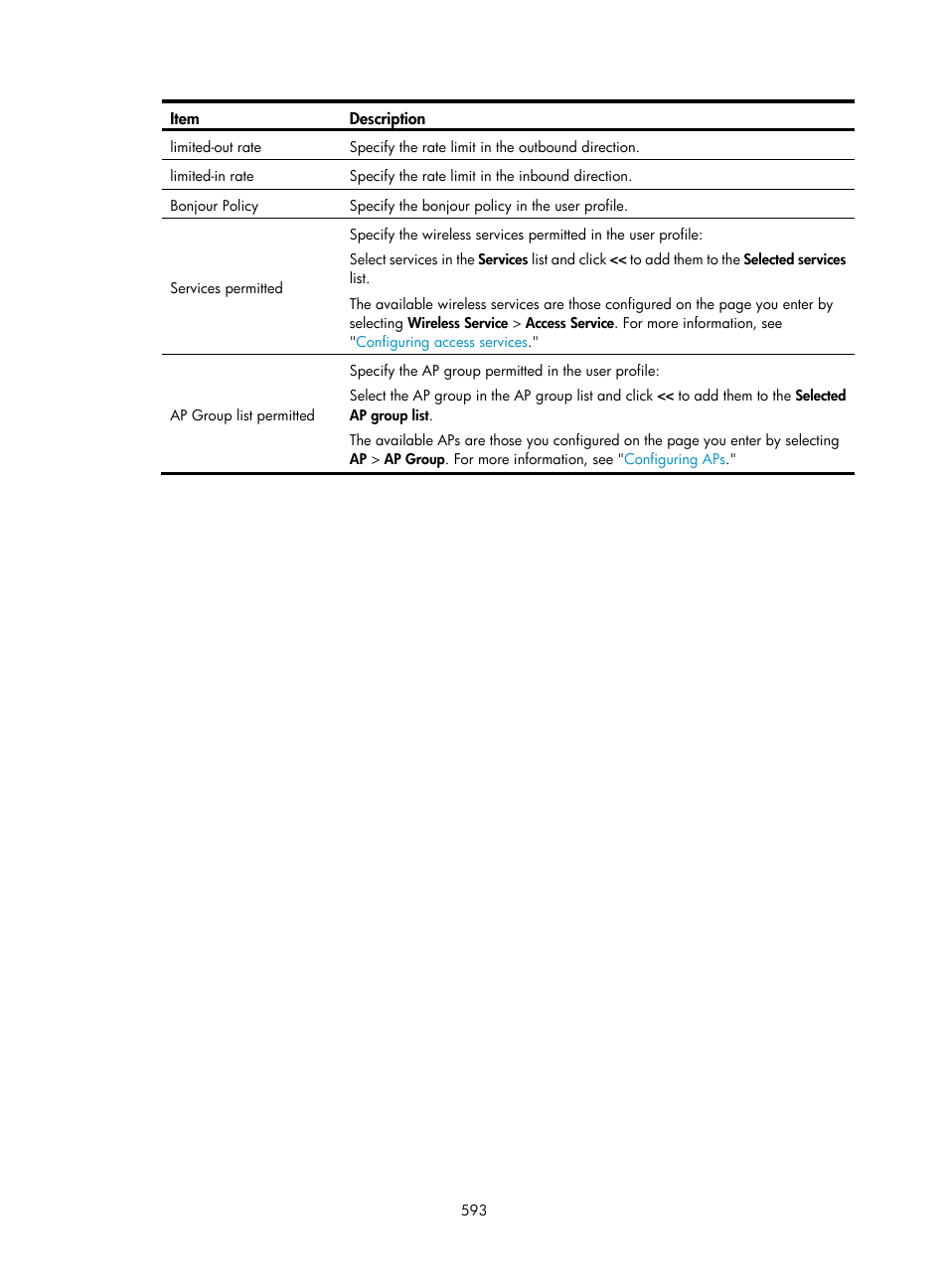 H3C Technologies H3C WX3000E Series Wireless Switches User Manual | Page 614 / 965