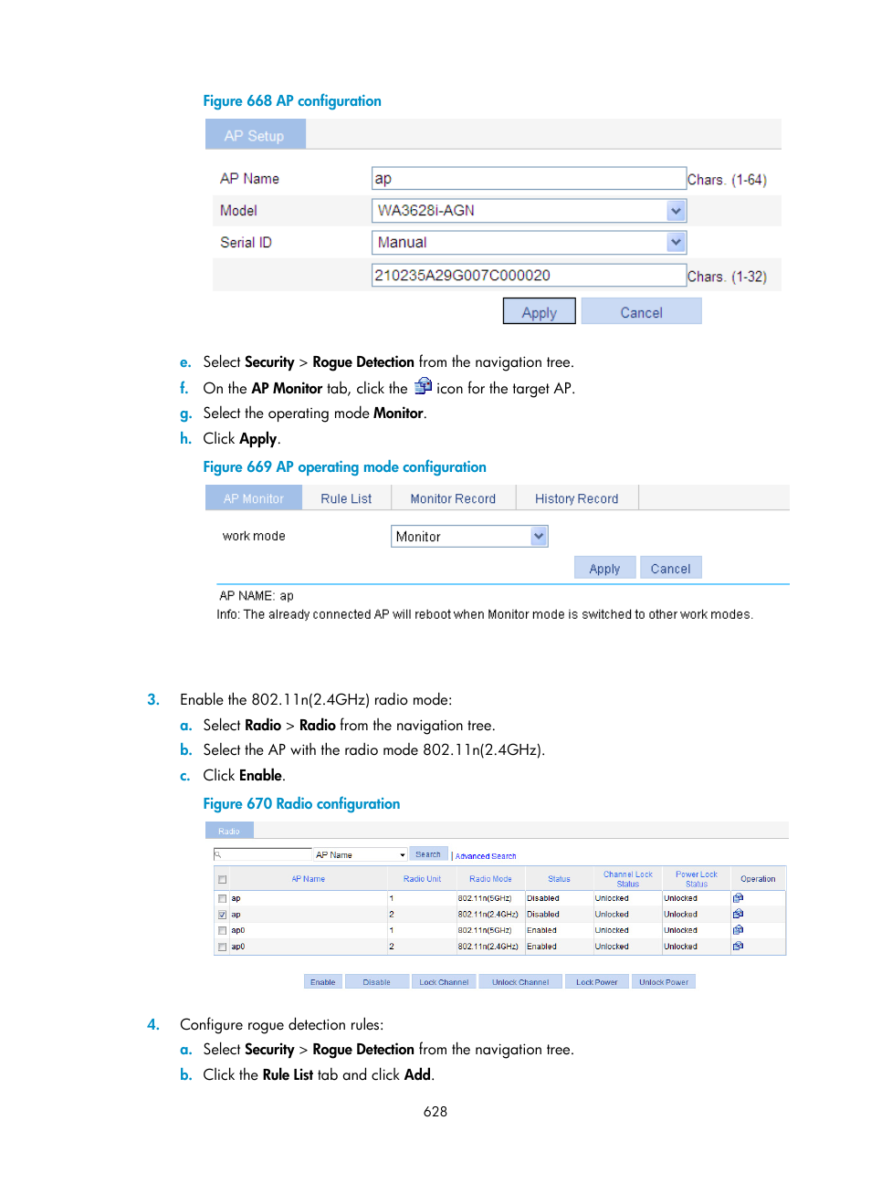 H3C Technologies H3C WX3000E Series Wireless Switches User Manual | Page 649 / 965